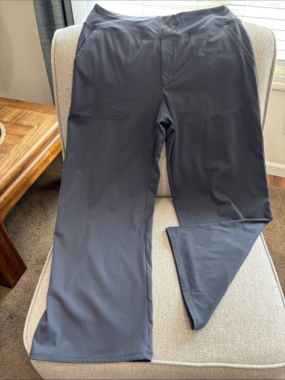 Women’s Stretch Flared Chino style - Slate Gray size XL
